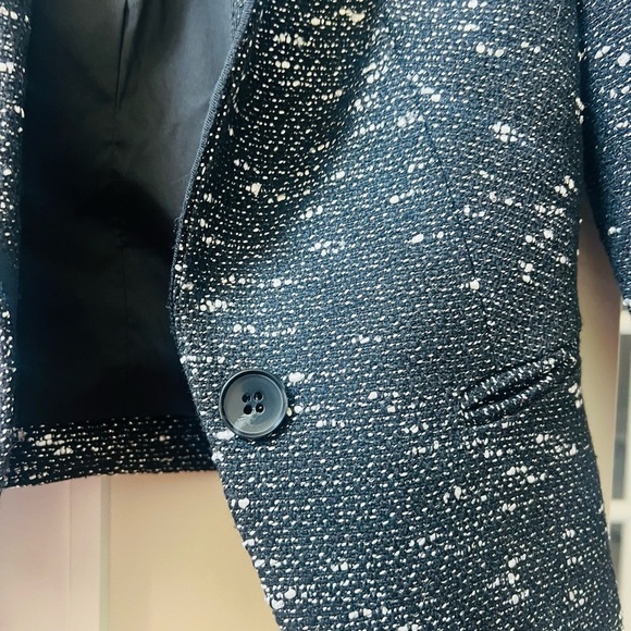 NWT Bebe Black and White Women's Blazer size 0 - Picture 4 of 7
